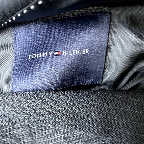 Tommy Hilfiger Black Pinstripe Jacket - Picture 3 of 8
